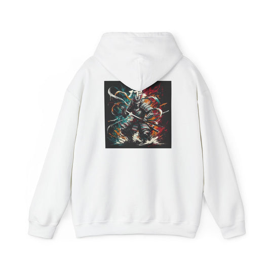 Epic Warrior Graphic Unisex Heavy Blend™ Hooded Sweatshirt - Stylish and Comfy for Everyday Adventure