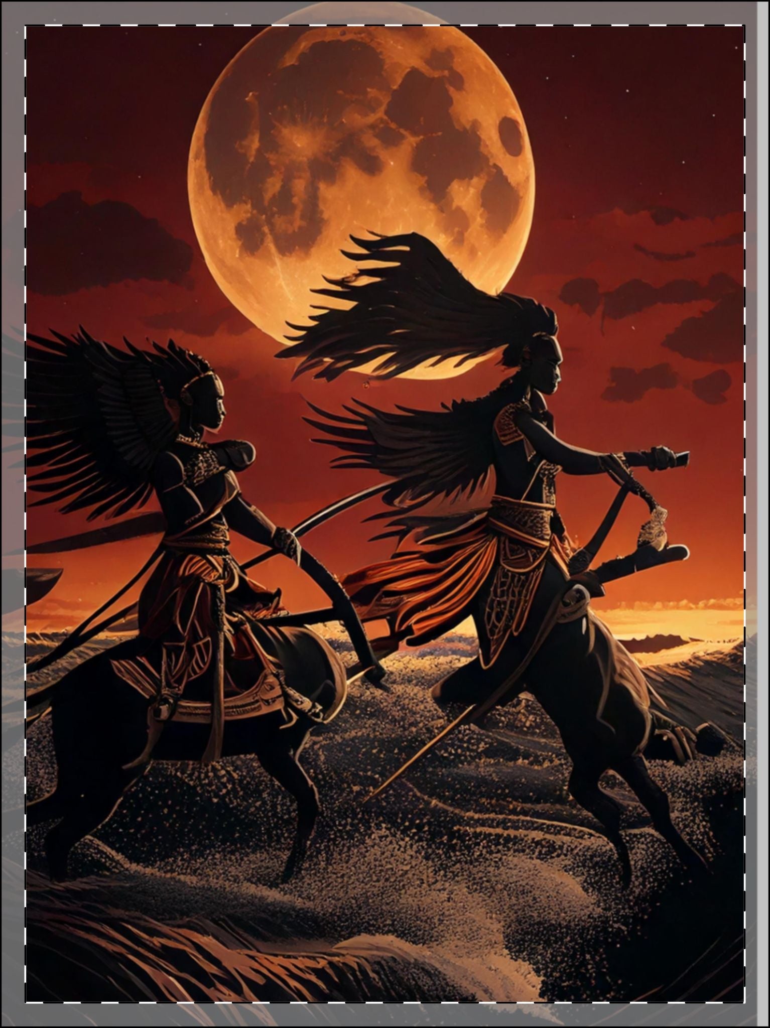 Framed Poster, Multi-Color - The great journey, Adventure Wall Art, Home Decor Gift, Wanderlust Poster, Travel Wall Decor, Inspirational