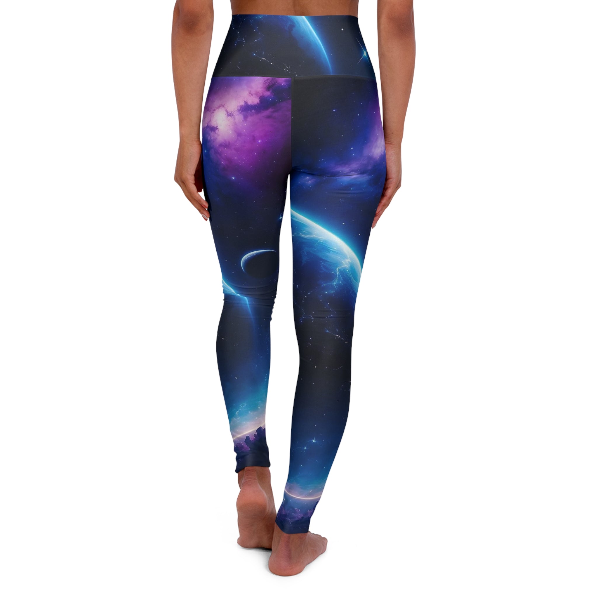 High Waisted Yoga Leggings (AOP)
