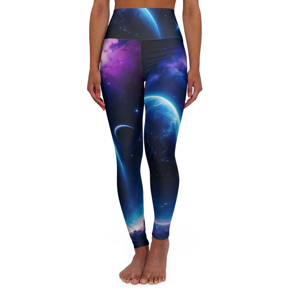 High Waisted Yoga Leggings (AOP)