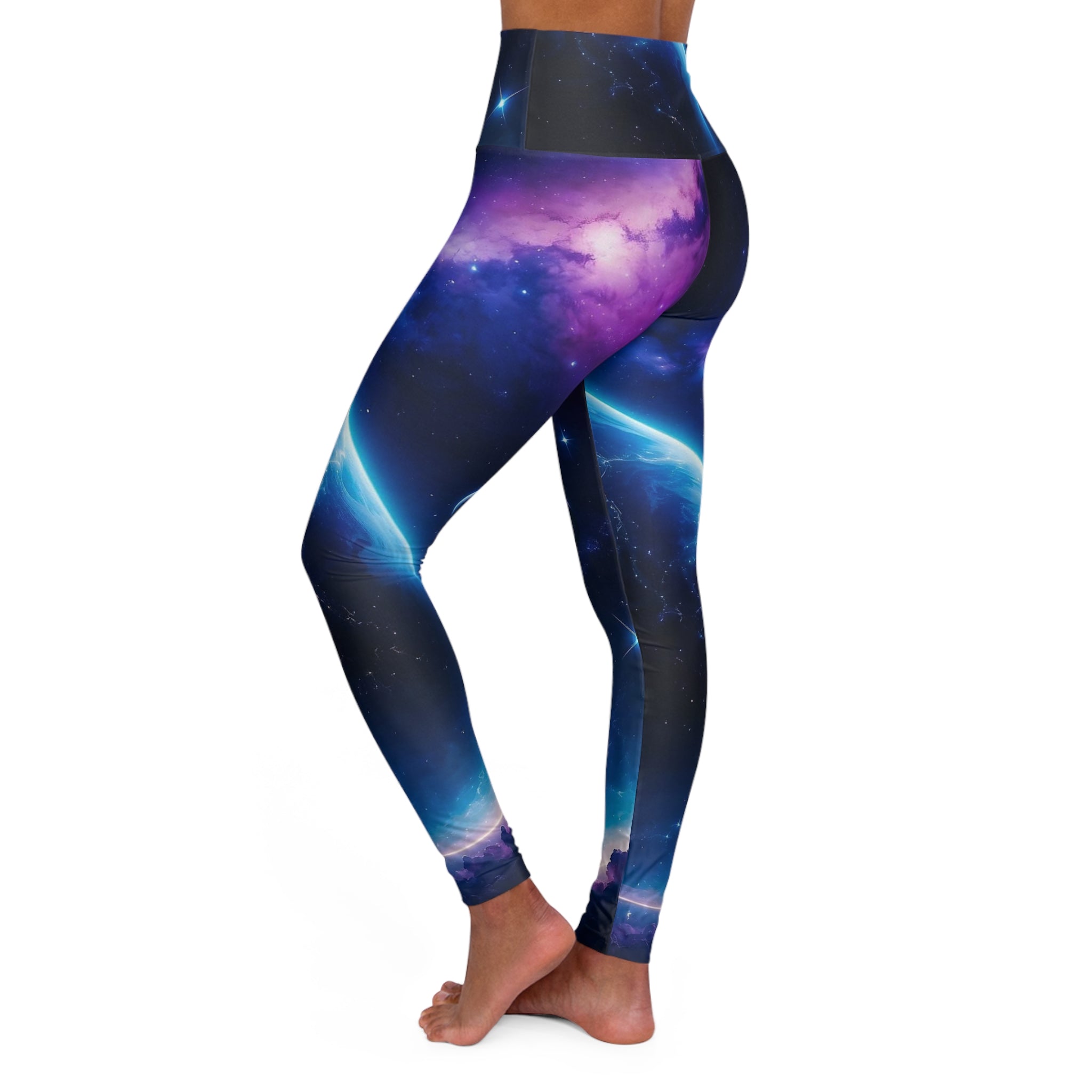 High Waisted Yoga Leggings (AOP)