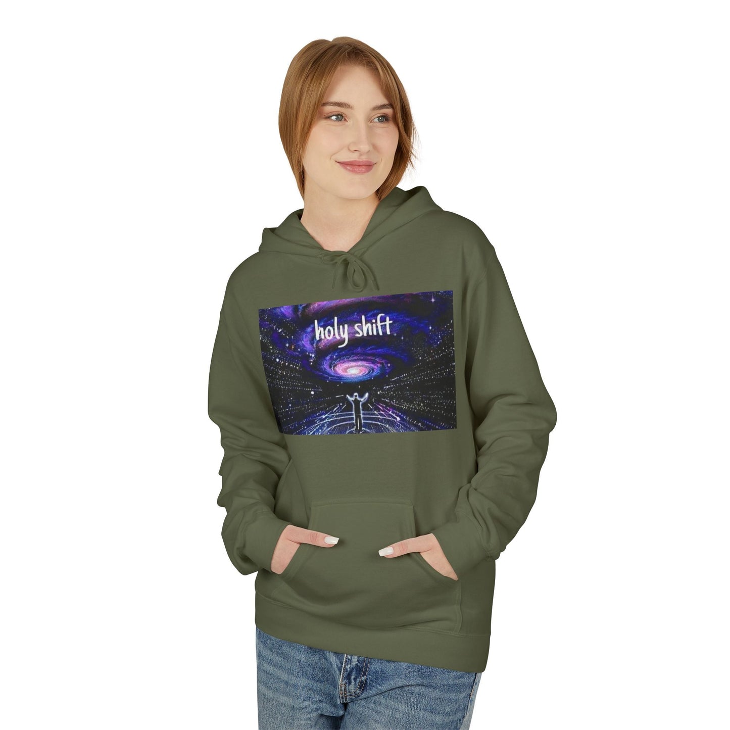 Holy Shift Graphic Hoodie - Unisex Midweight Fleece