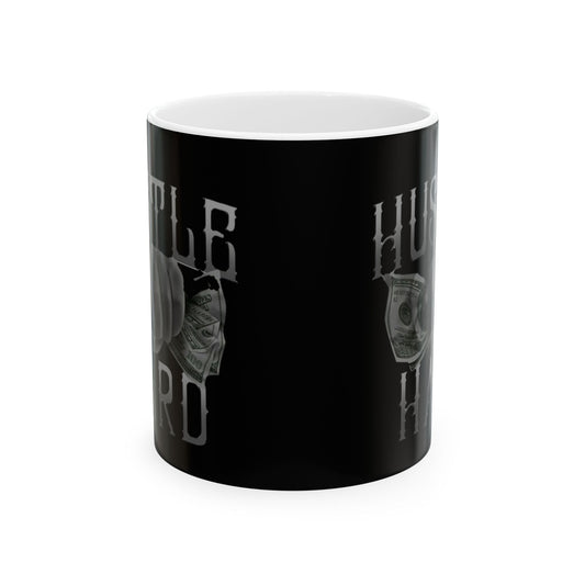 Hustle Hard Coffee cup - Bold Motivational Coffee Cup for Entrepreneurs