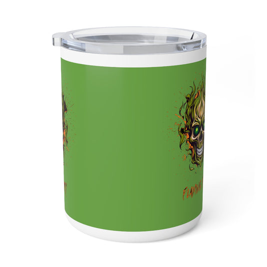 Insulated skull coffee Mug, 10oz