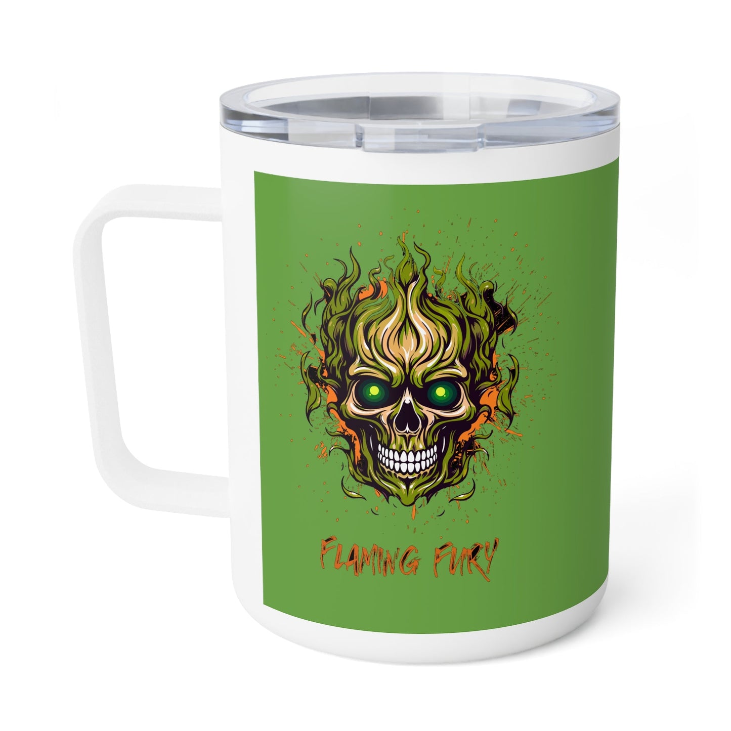 Insulated skull coffee Mug, 10oz