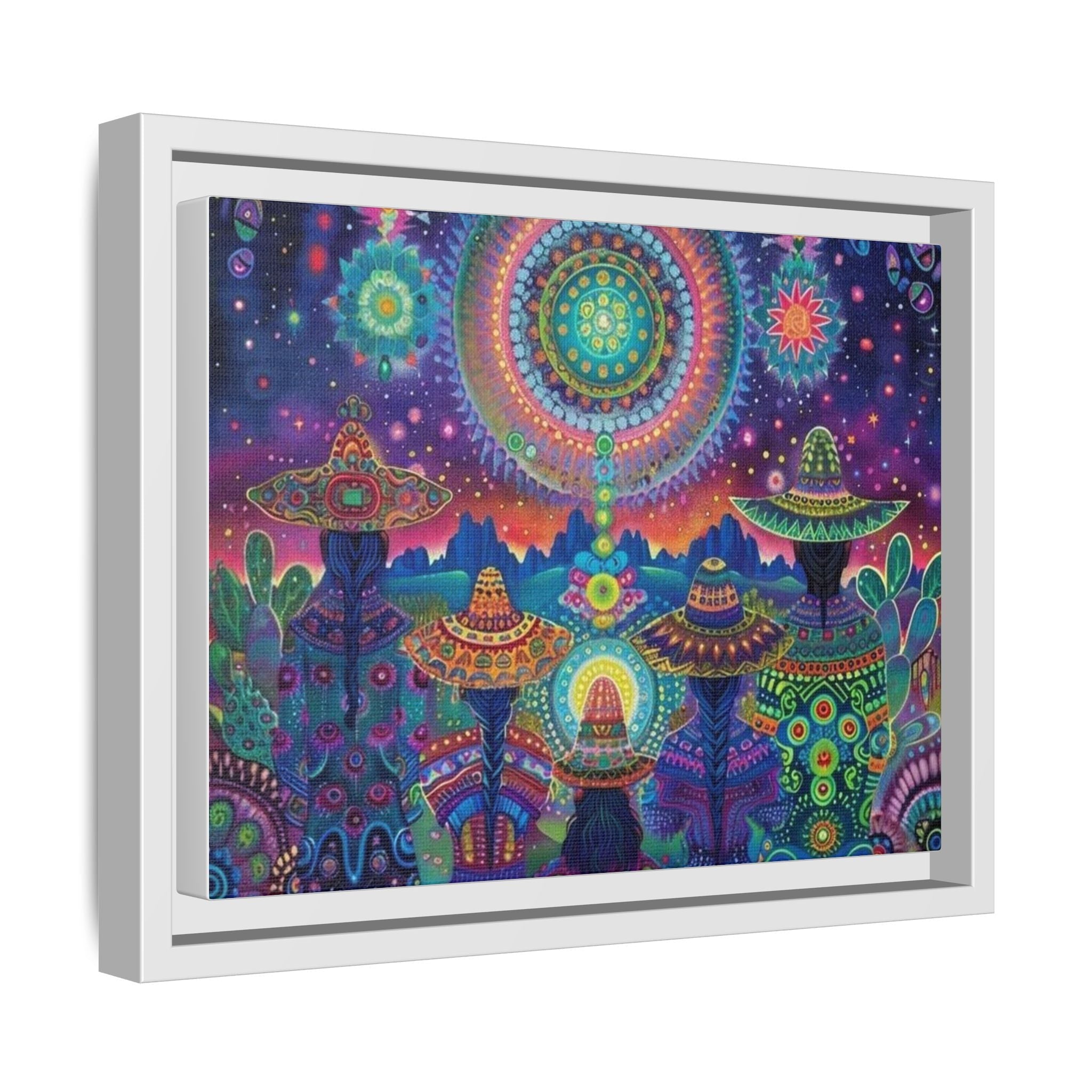 Matte Canvas, Framed (Multi-color)