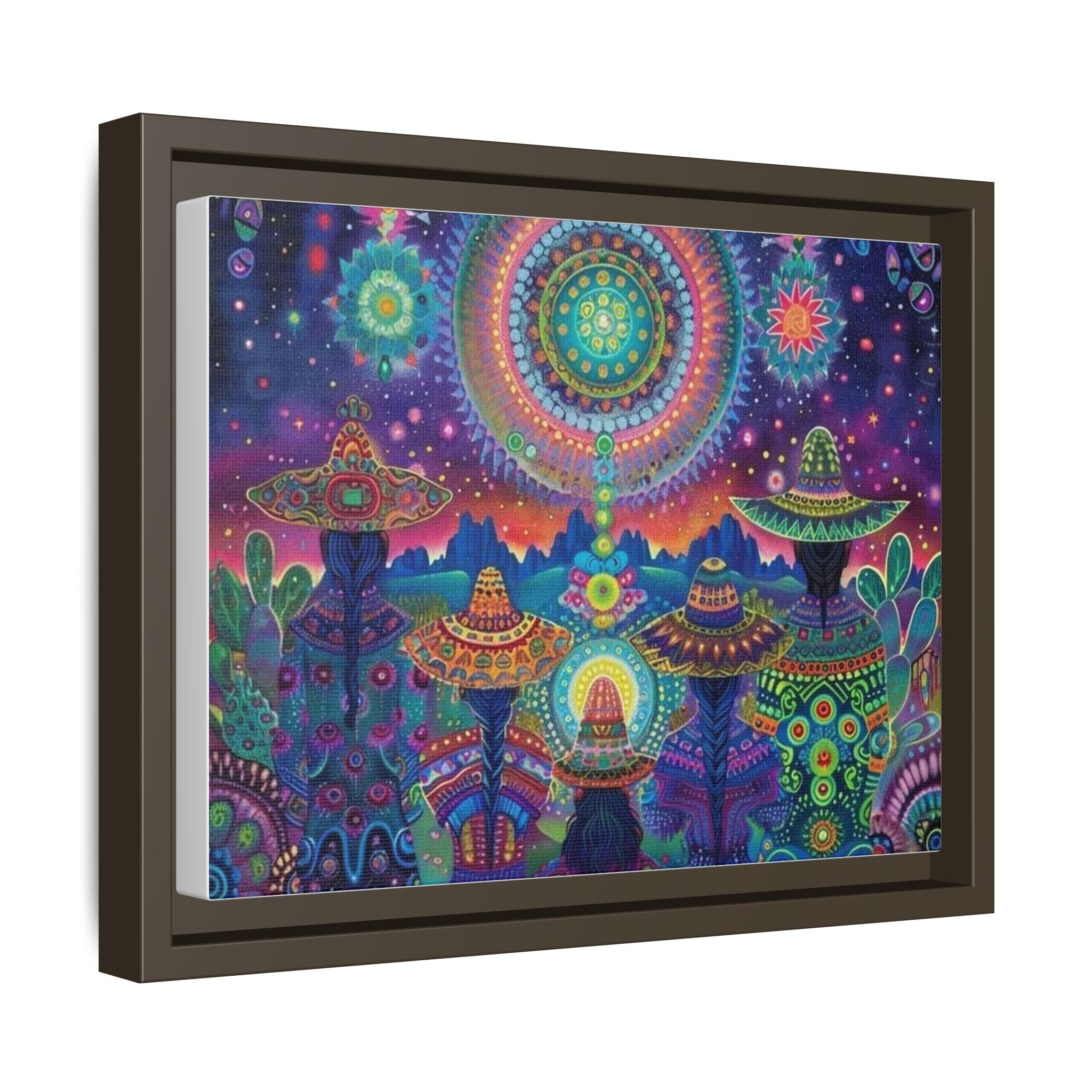 Matte Canvas, Framed (Multi-color)