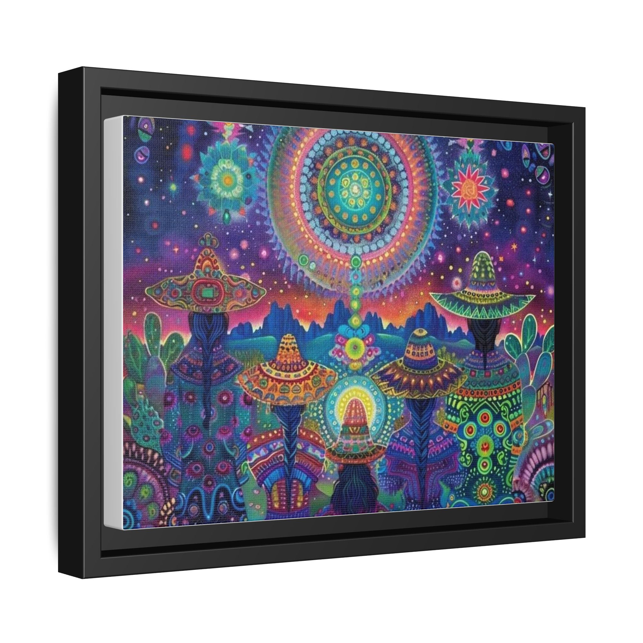 Matte Canvas, Framed (Multi-color)