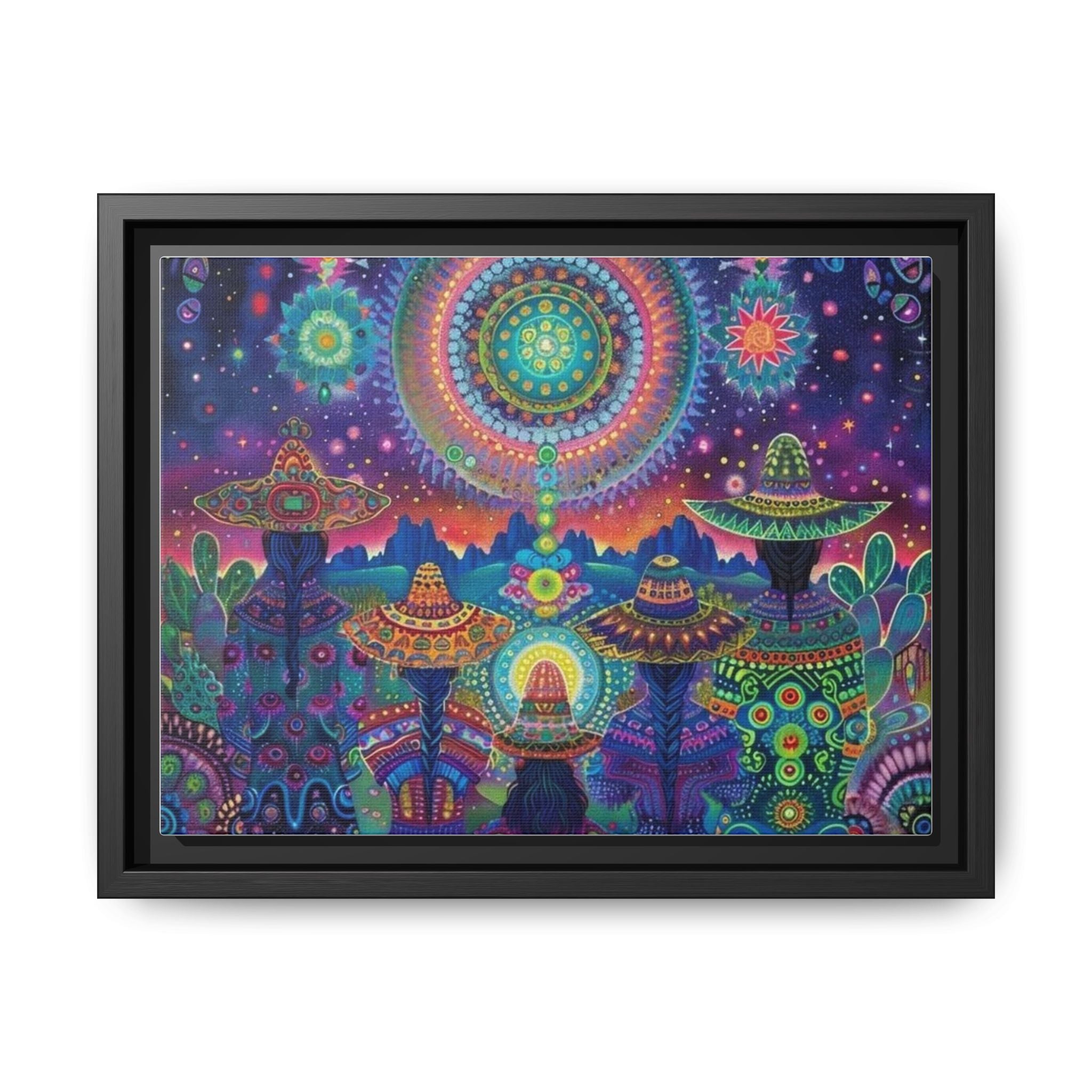 Matte Canvas, Framed (Multi-color)