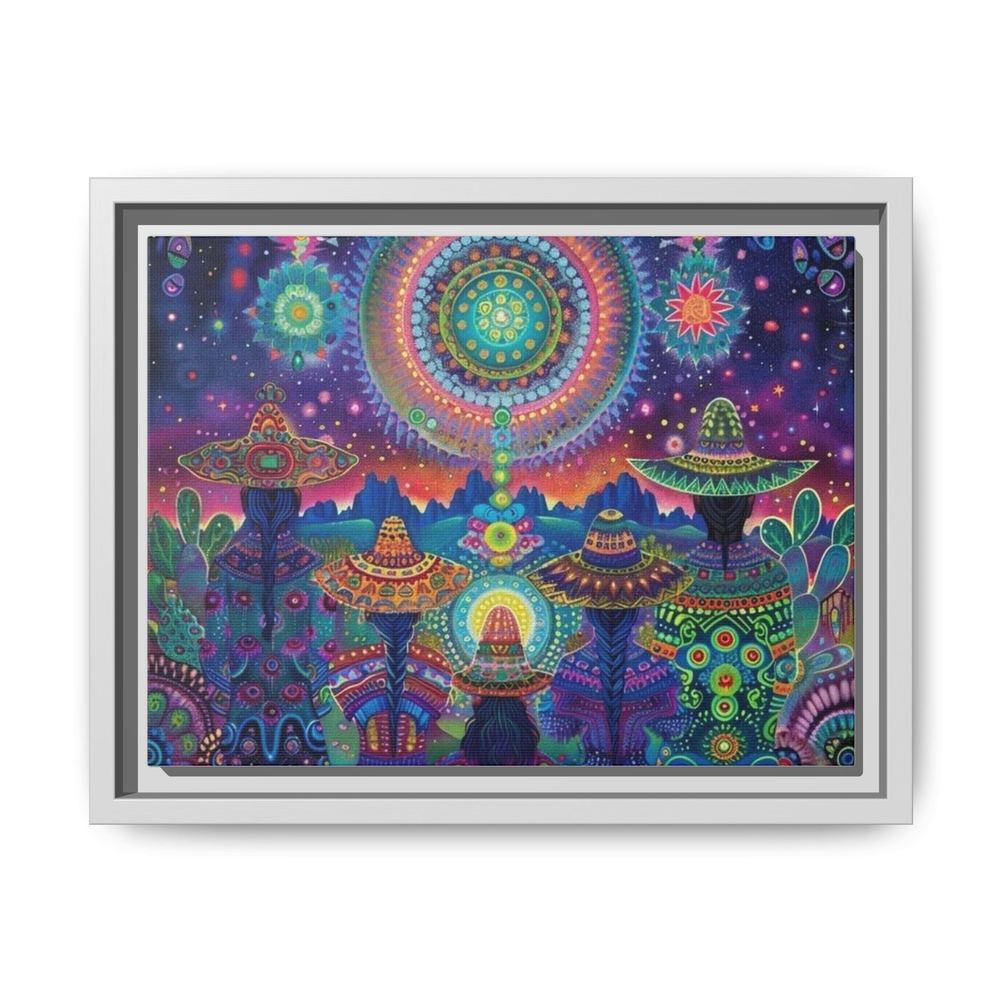 Matte Canvas, Framed (Multi-color)