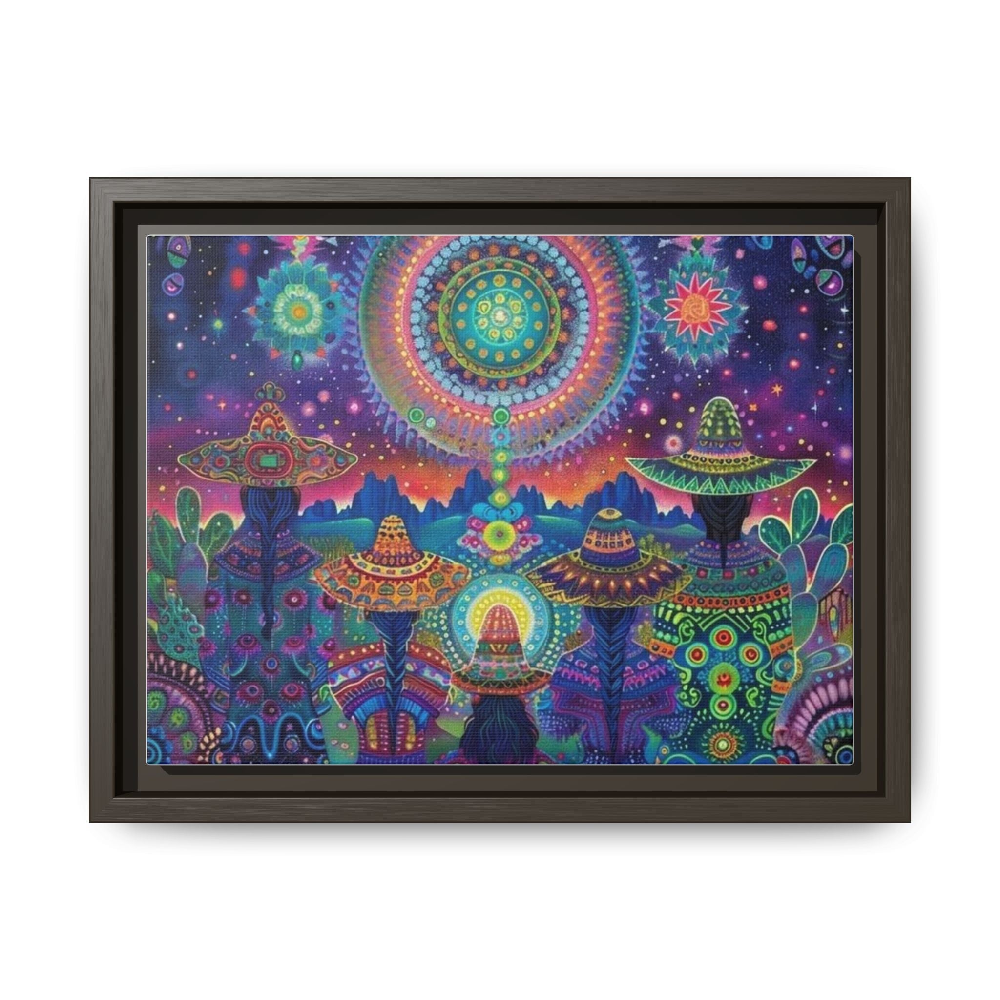 Matte Canvas, Framed (Multi-color)