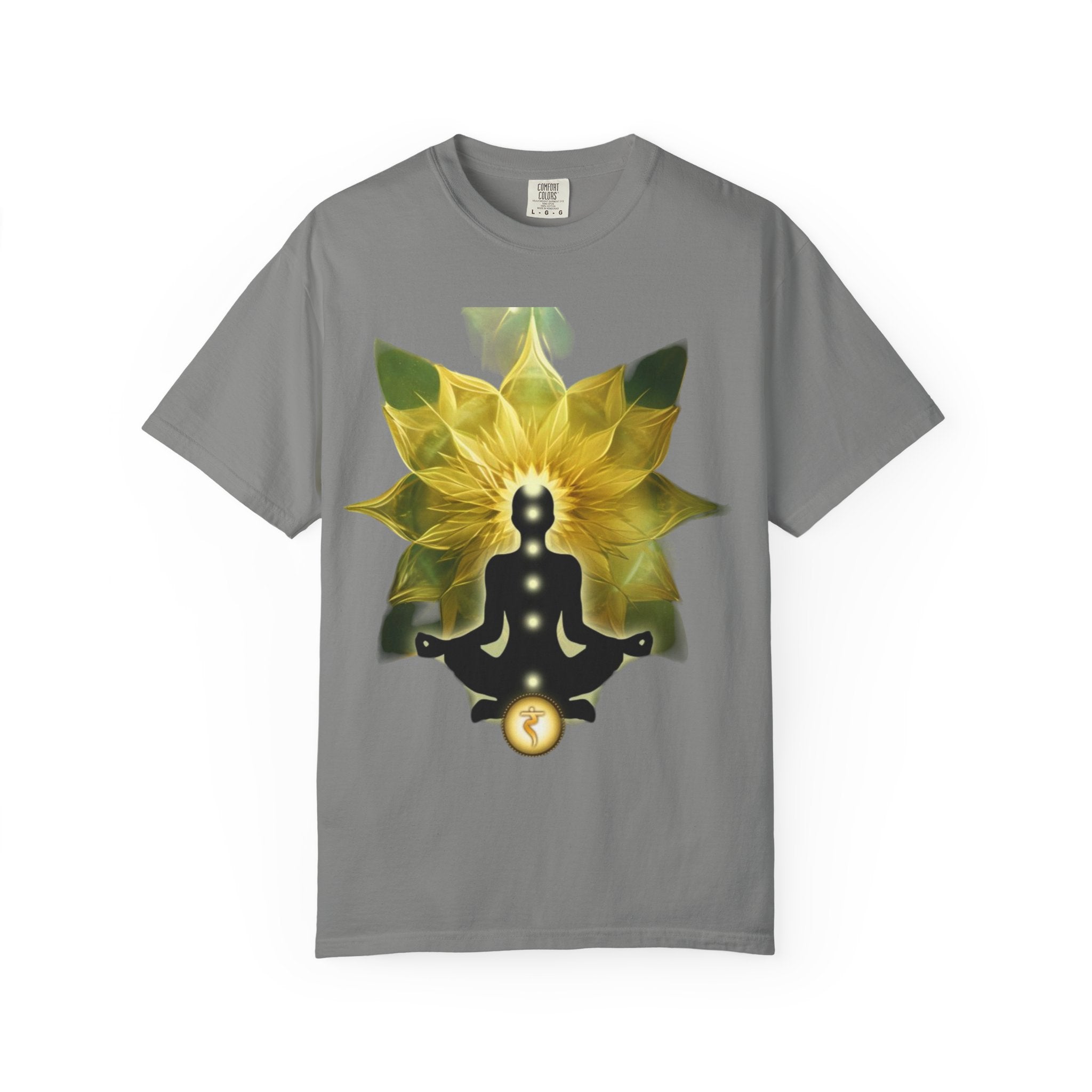 Mindful Meditation T-Shirt | Spiritual Garment-Dyed Tee for Yoga Lovers, Gift for Wellness Enthusiasts, Perfect for Birthdays, Mindfulness