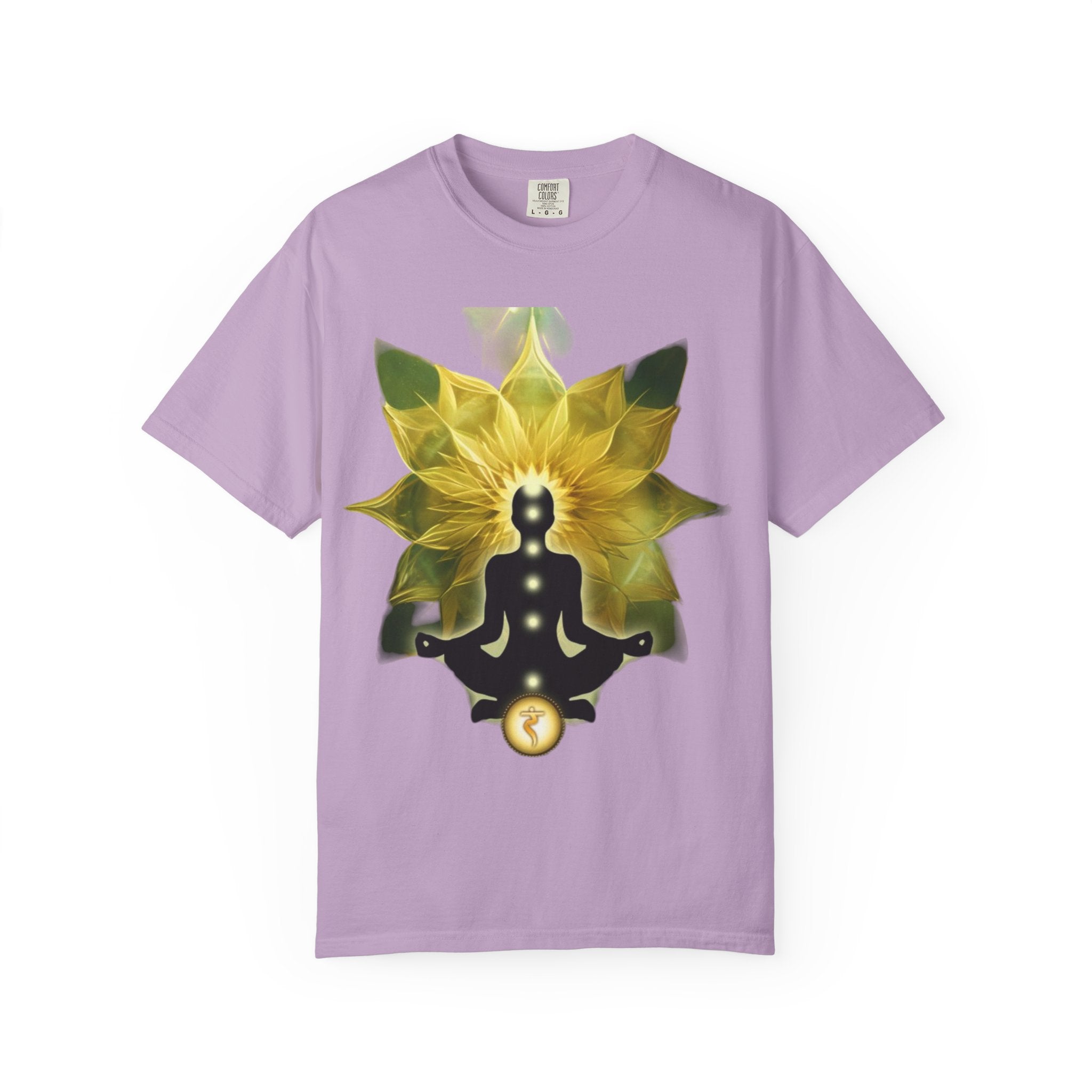 Mindful Meditation T-Shirt | Spiritual Garment-Dyed Tee for Yoga Lovers, Gift for Wellness Enthusiasts, Perfect for Birthdays, Mindfulness