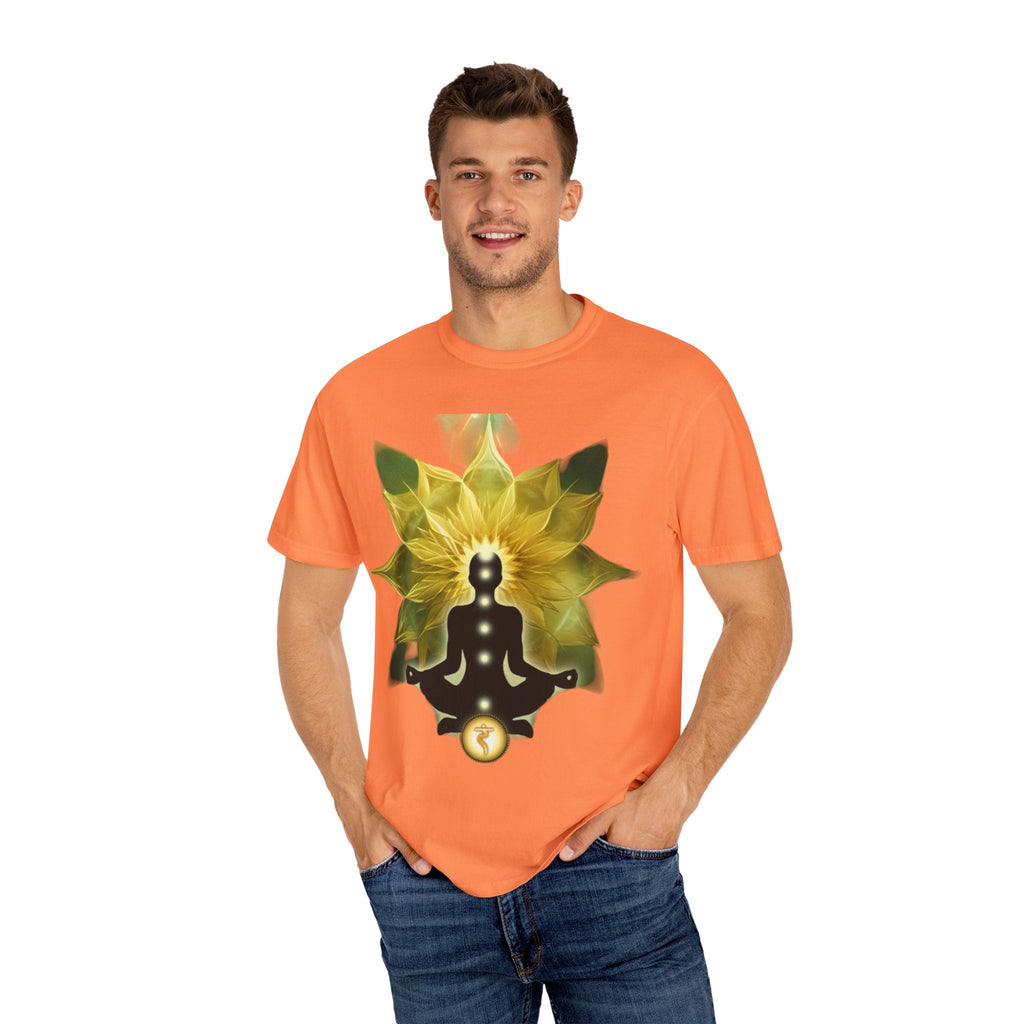 Mindful Meditation T-Shirt | Spiritual Garment-Dyed Tee for Yoga Lovers, Gift for Wellness Enthusiasts, Perfect for Birthdays, Mindfulness