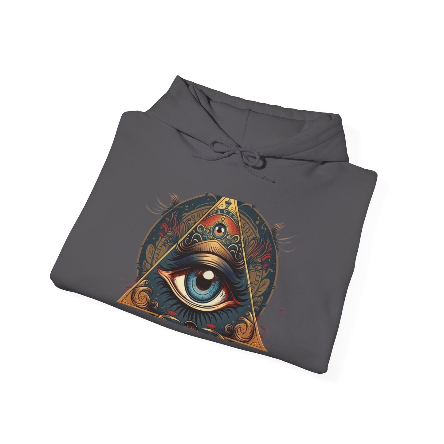 Mystical All-Seeing Eye Hoodie - Cozy Unisex Oversized Sweatshirt, Perfect for Gifts, Spiritual Style, Everyday Wear, Casual Comfort