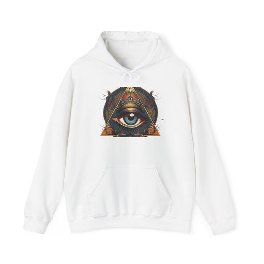 Mystical All-Seeing Eye Hoodie - Cozy Unisex Oversized Sweatshirt, Perfect for Gifts, Spiritual Style, Everyday Wear, Casual Comfort