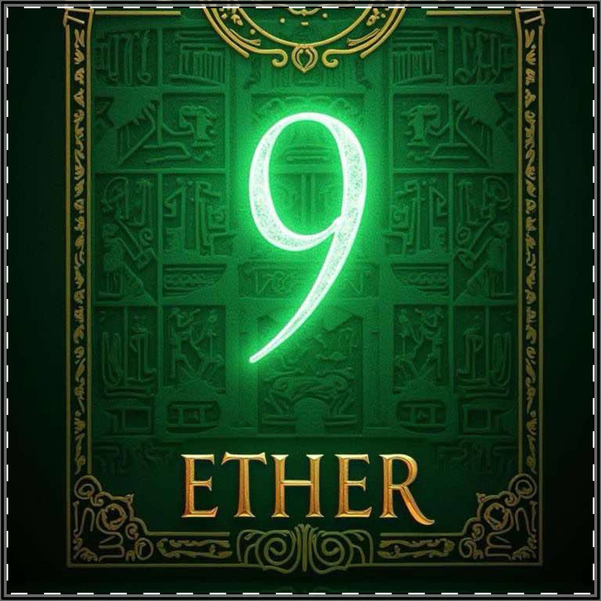 Mystical Satin Poster - 'ETHER 9' Wall Art for Fantasy Lovers