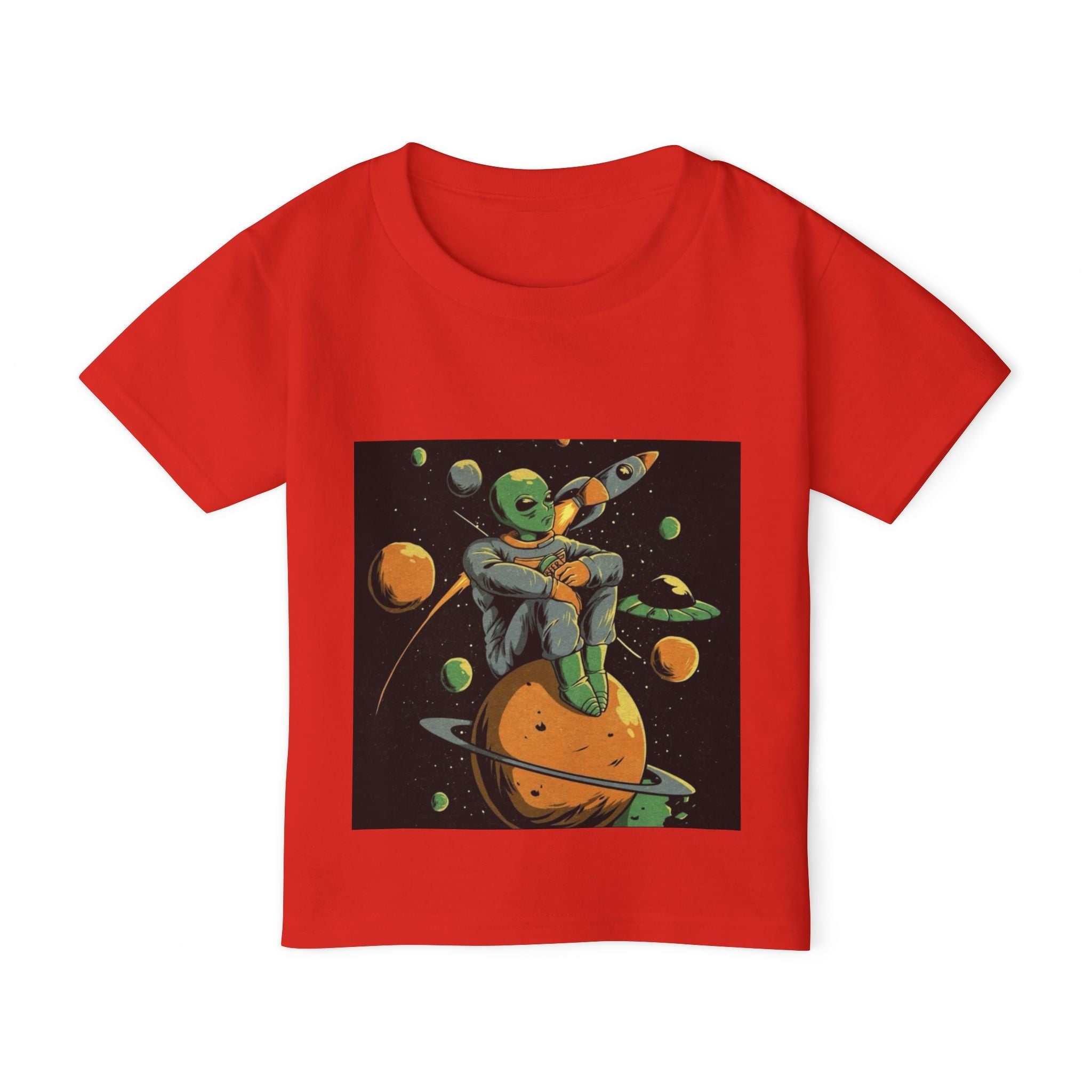 Outer Space Adventure Toddler T-Shirt | Cute Alien Graphic Tee