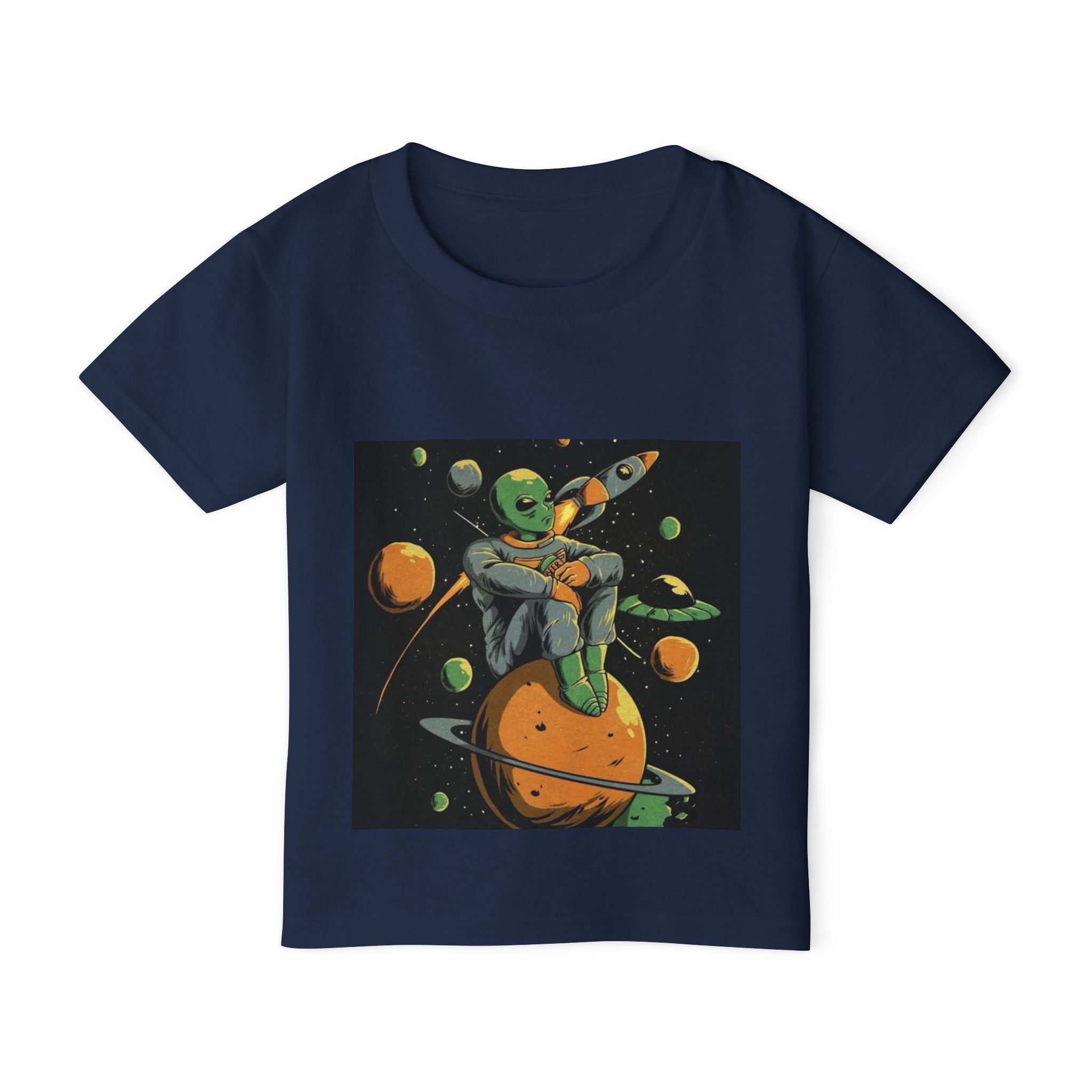 Outer Space Adventure Toddler T-Shirt | Cute Alien Graphic Tee