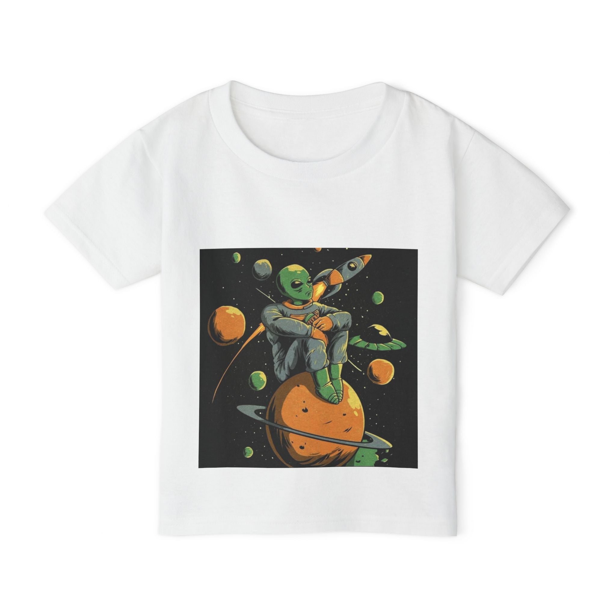 Outer Space Adventure Toddler T-Shirt | Cute Alien Graphic Tee