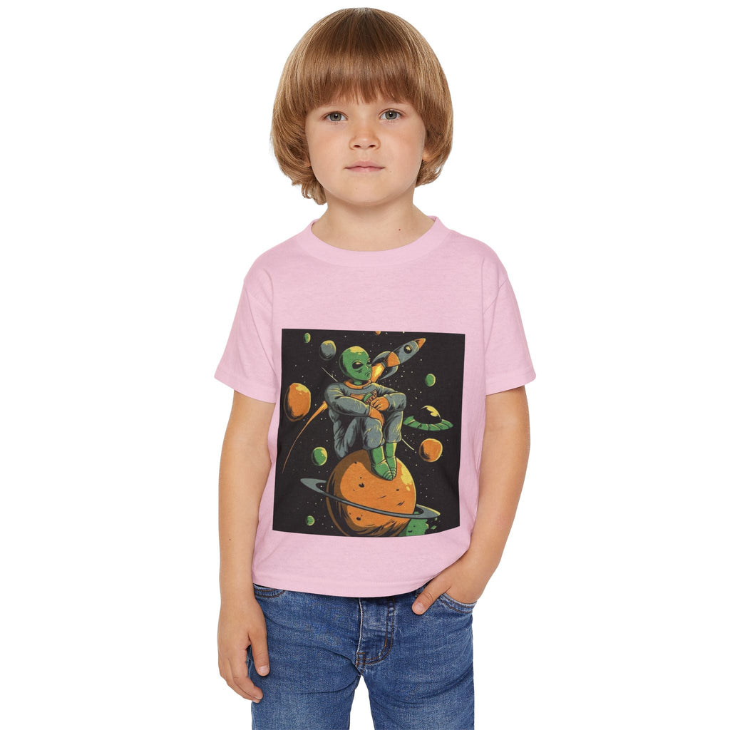 Outer Space Adventure Toddler T-Shirt | Cute Alien Graphic Tee