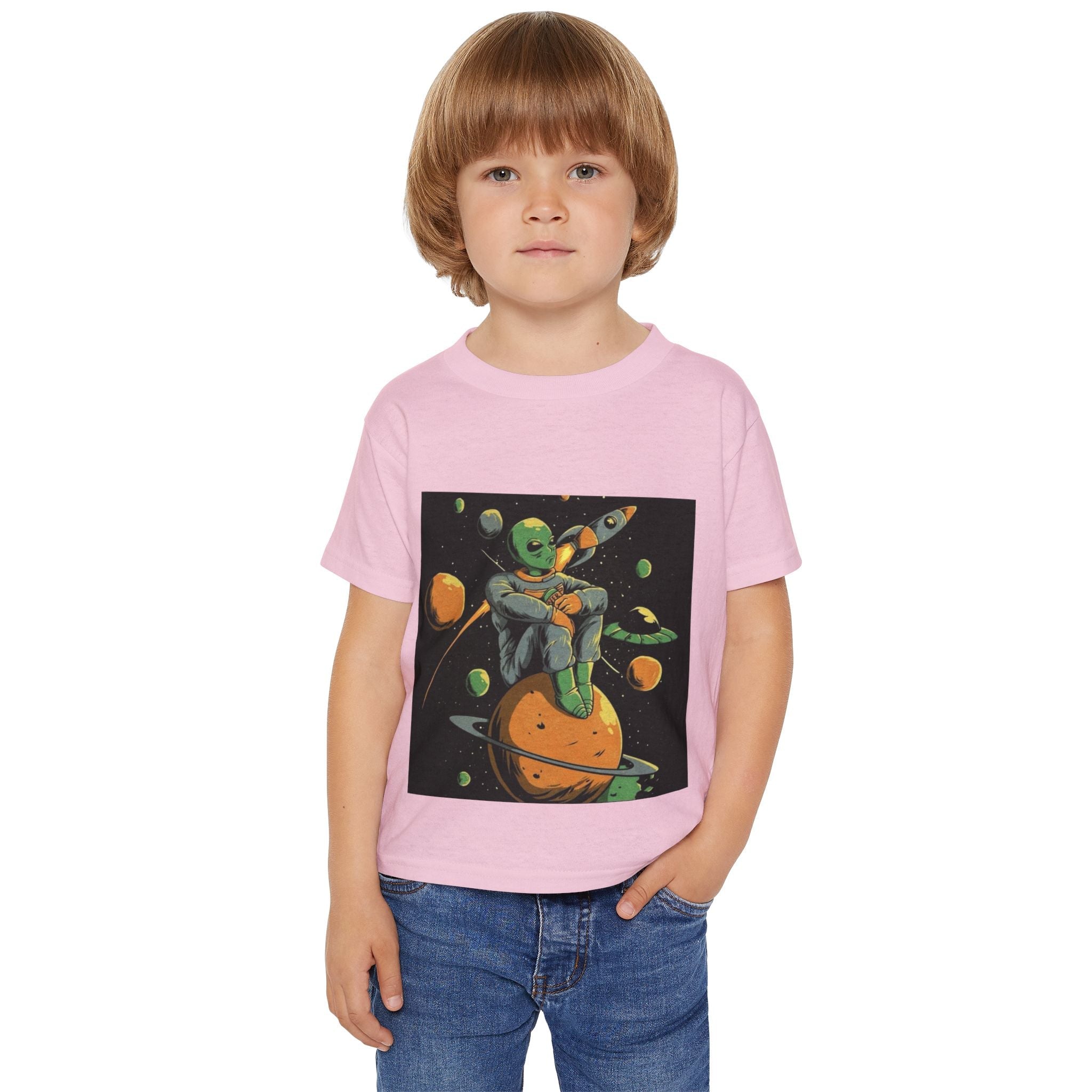 Outer Space Adventure Toddler T-Shirt | Cute Alien Graphic Tee