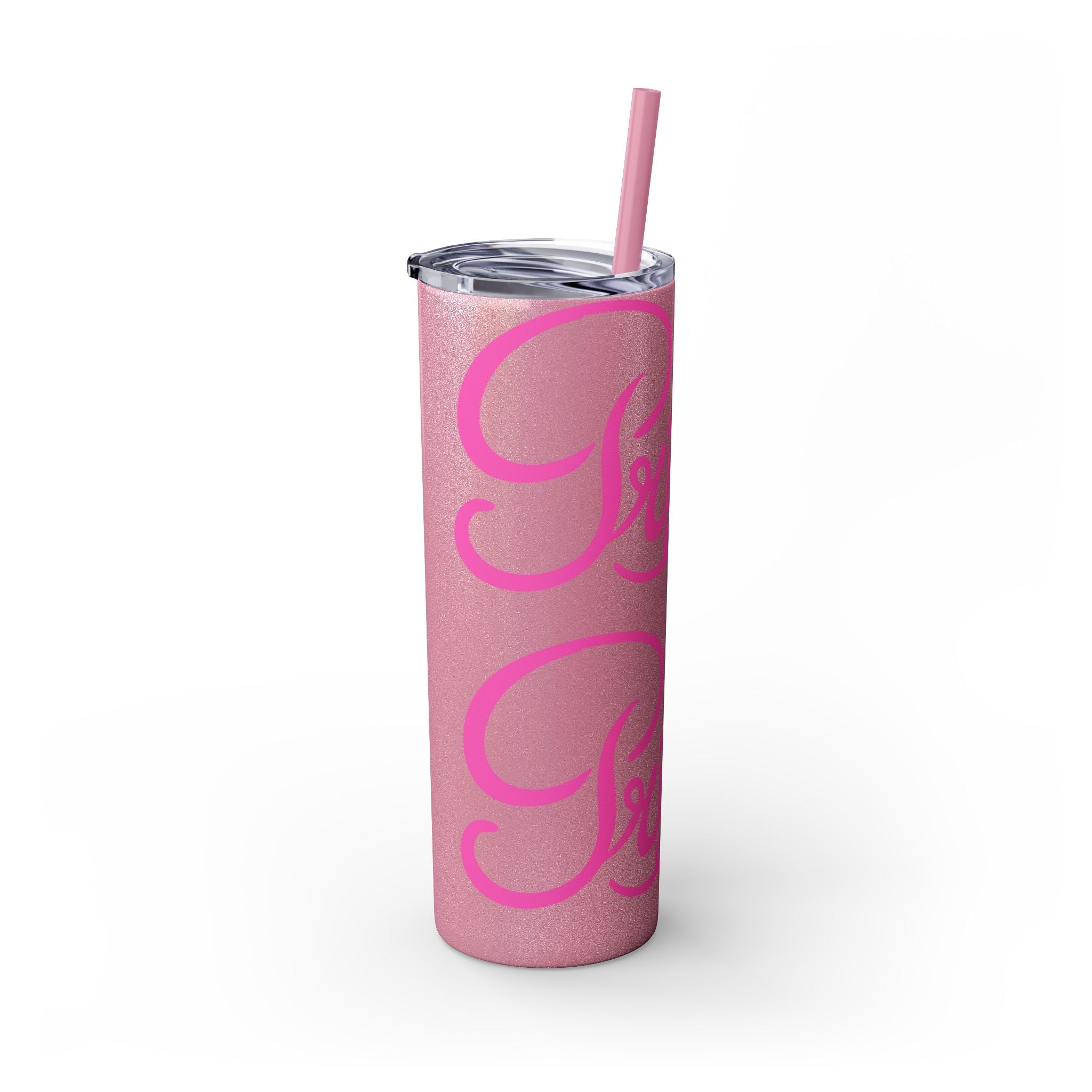 Personalized Skinny Tumbler with Straw, Cute Princess Design, Travel Cup, Gift for Her, Birthday Party Favor, Summer Vibes, Toddler Approved