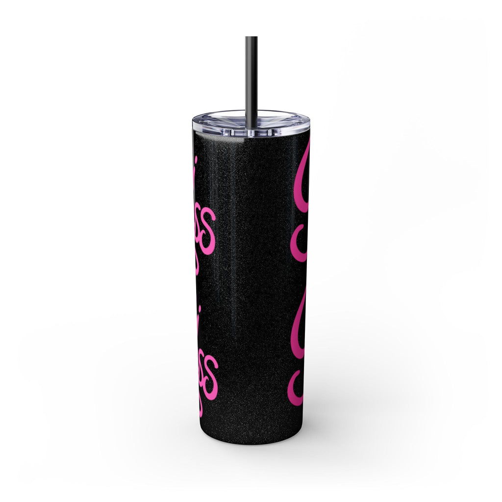 Personalized Skinny Tumbler with Straw, Cute Princess Design, Travel Cup, Gift for Her, Birthday Party Favor, Summer Vibes, Toddler Approved