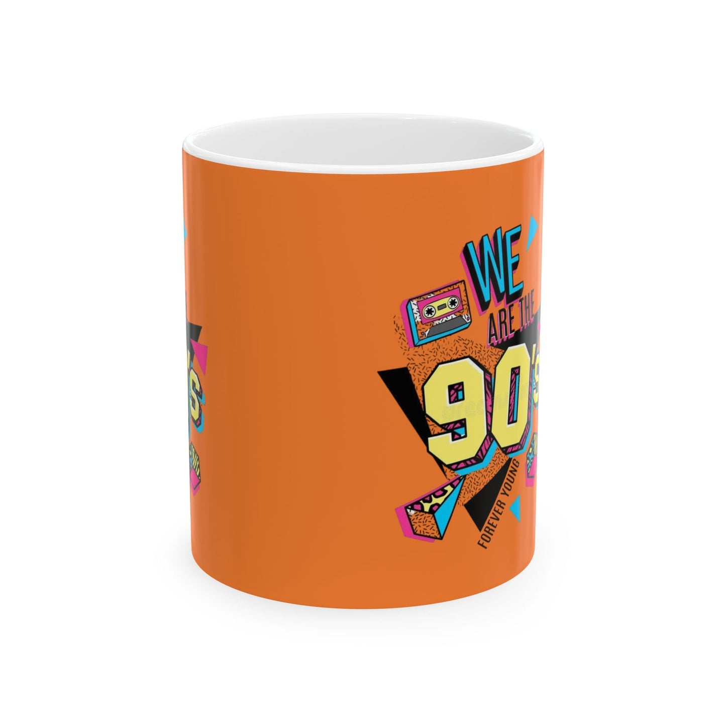 Retro Orange Coffee Cup