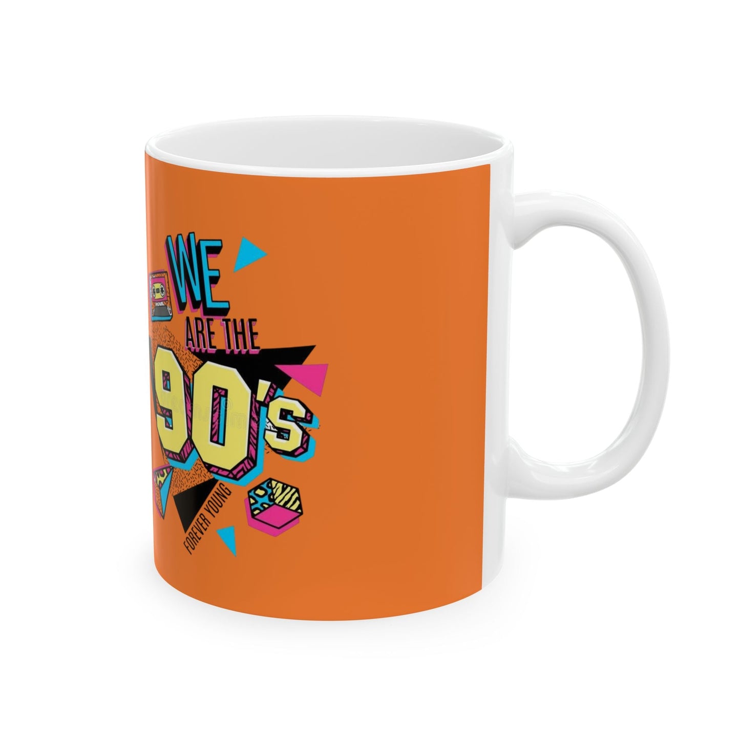 Retro Orange Coffee Cup