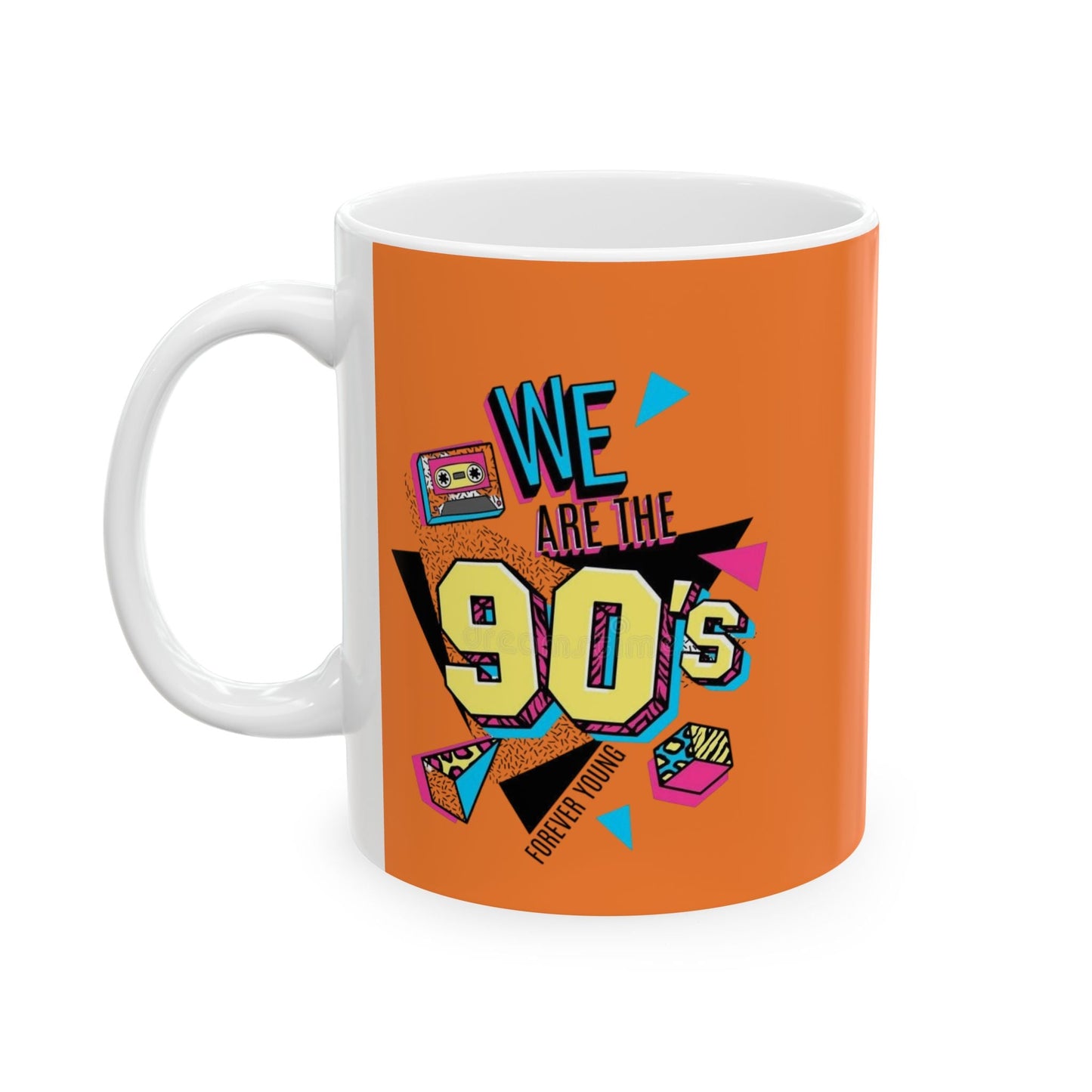 Retro Orange Coffee Cup