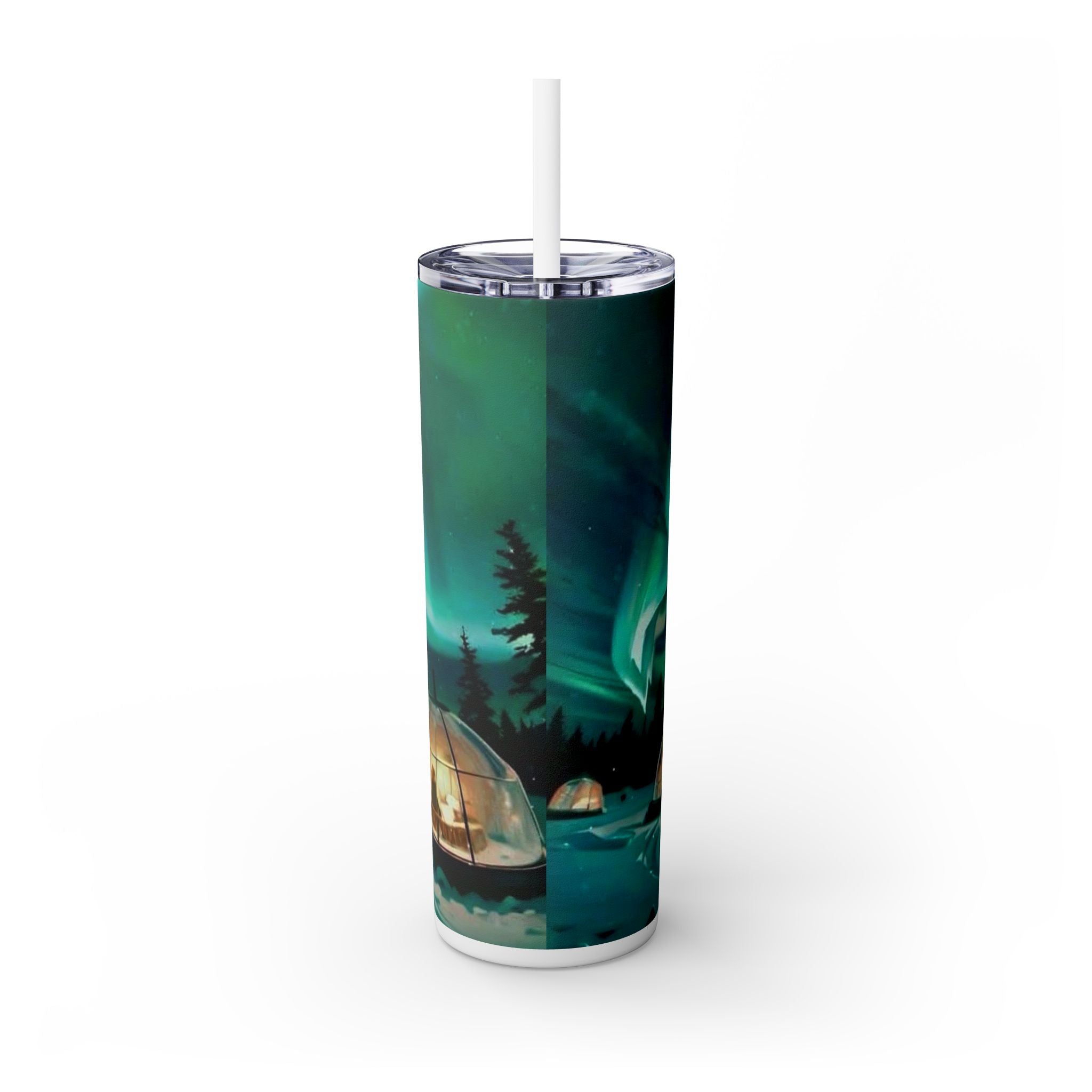 Skinny Tumbler with Straw, 20oz