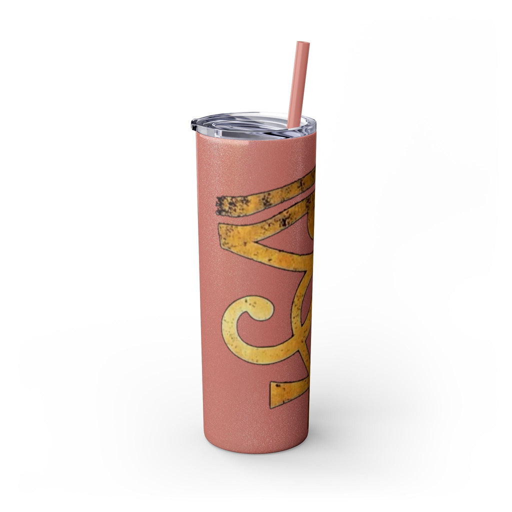 Skinny Tumbler with Straw, 20oz