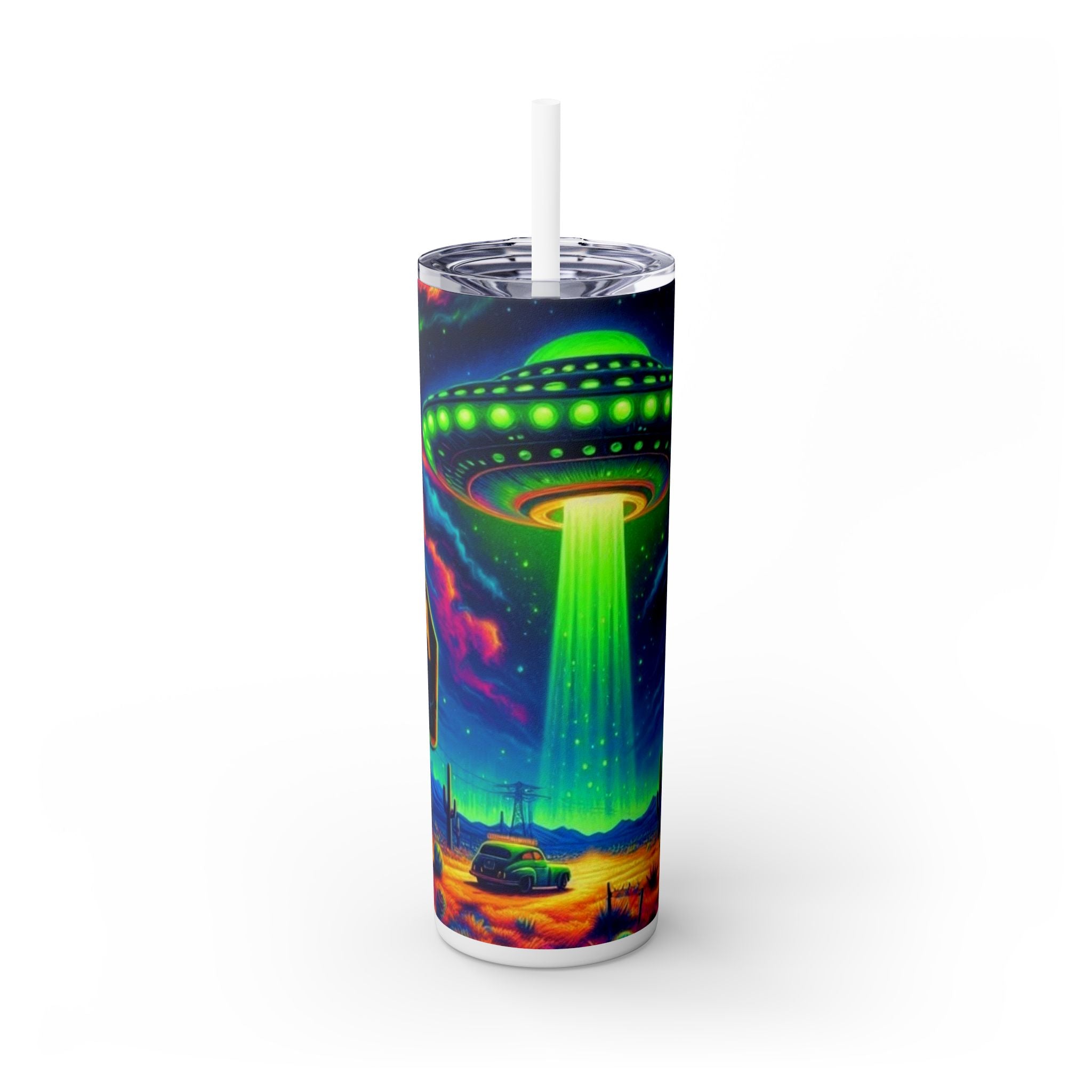 Skinny Tumbler with Straw, 20oz