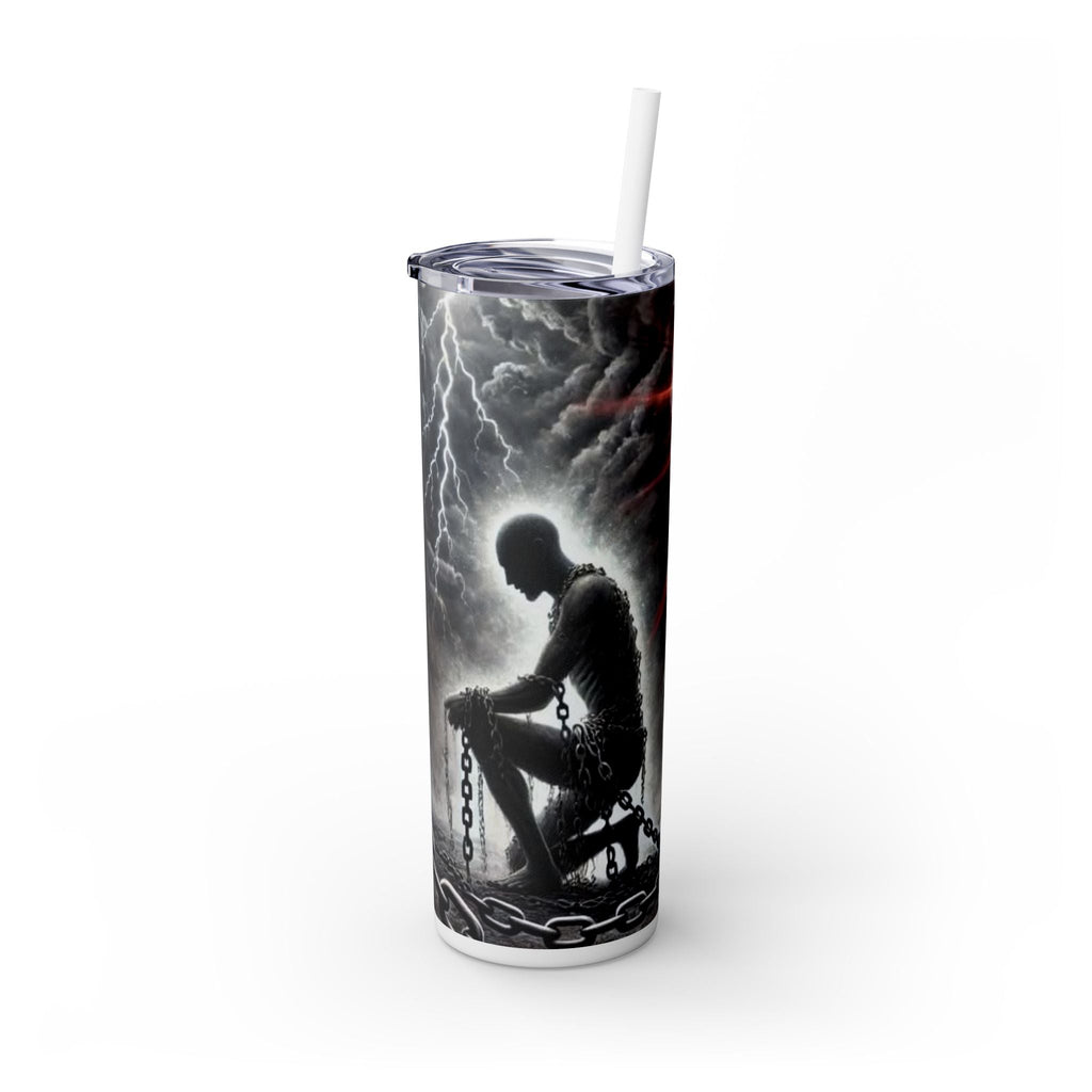 Skinny Tumbler with Straw, 20oz