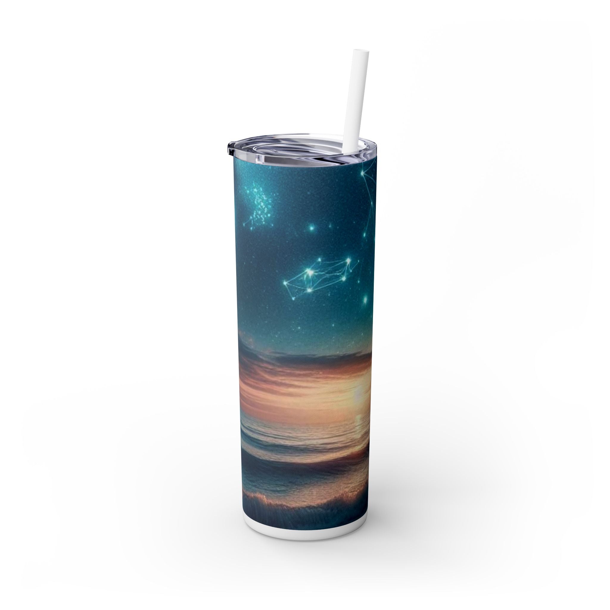 Skinny Tumbler with Straw, 20oz