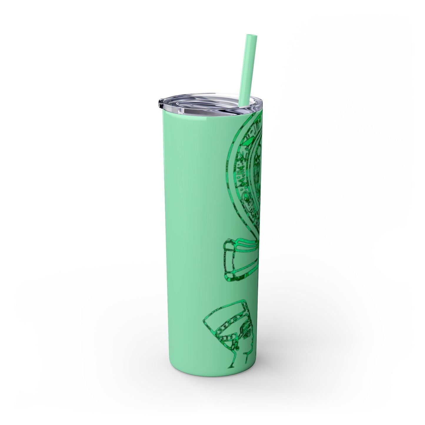 Skinny Tumbler with Straw, 20oz