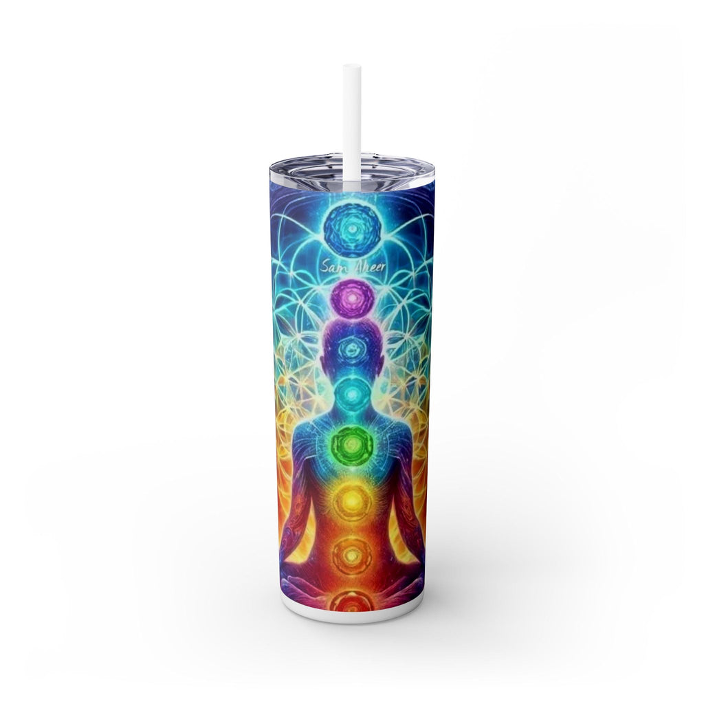 Skinny Tumbler with Straw, 20oz