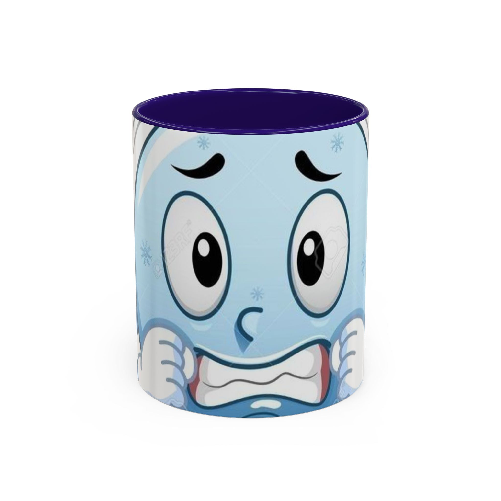 Smiley face  cold emoji  coffee mugs (11oz, 15oz)