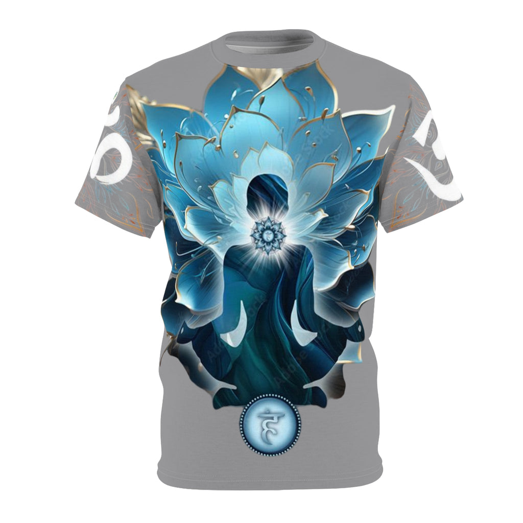 Spiritual Floral Unisex Tee - Tranquil Lotus Design