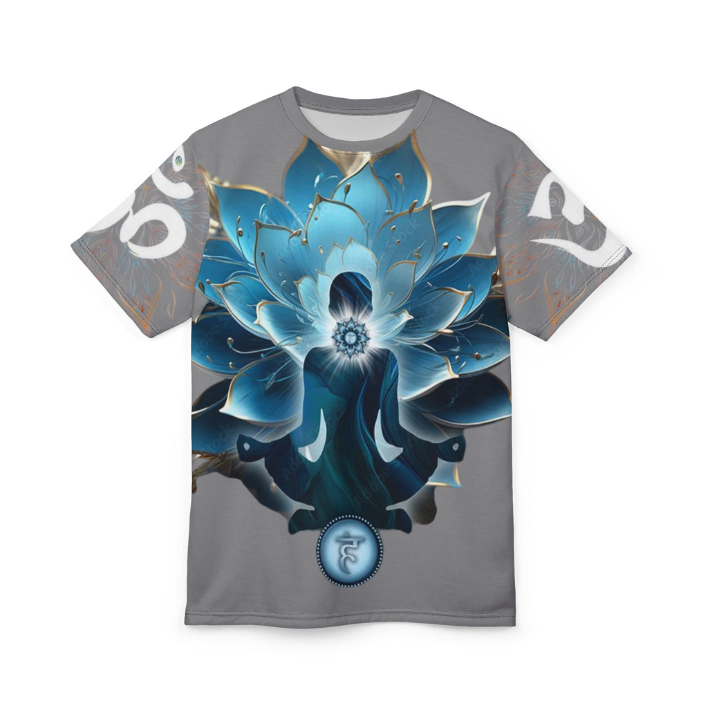 Spiritual Floral Unisex Tee - Tranquil Lotus Design