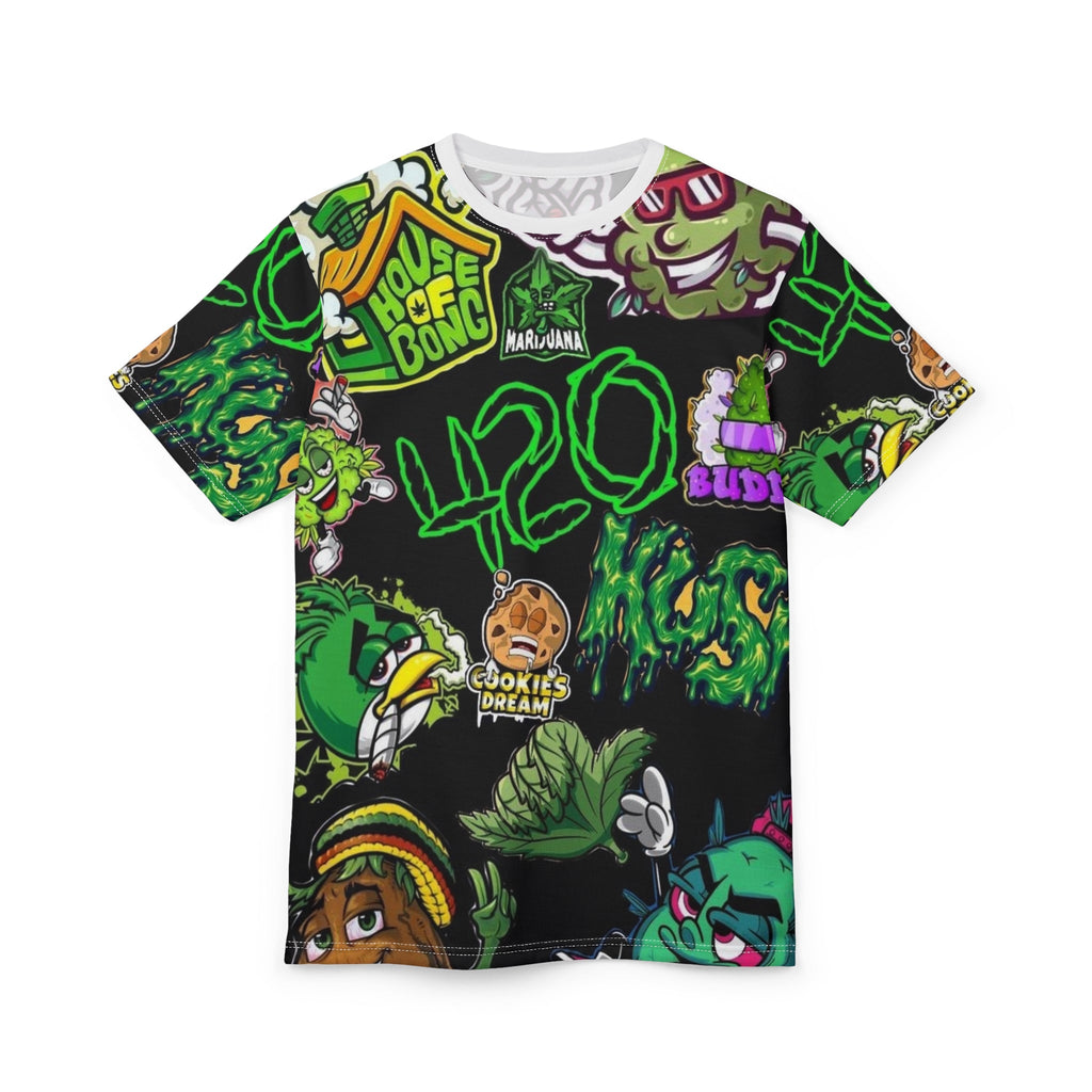 Streetwear Unisex Cut & Sew Tee - 420 Vibe Graphics
