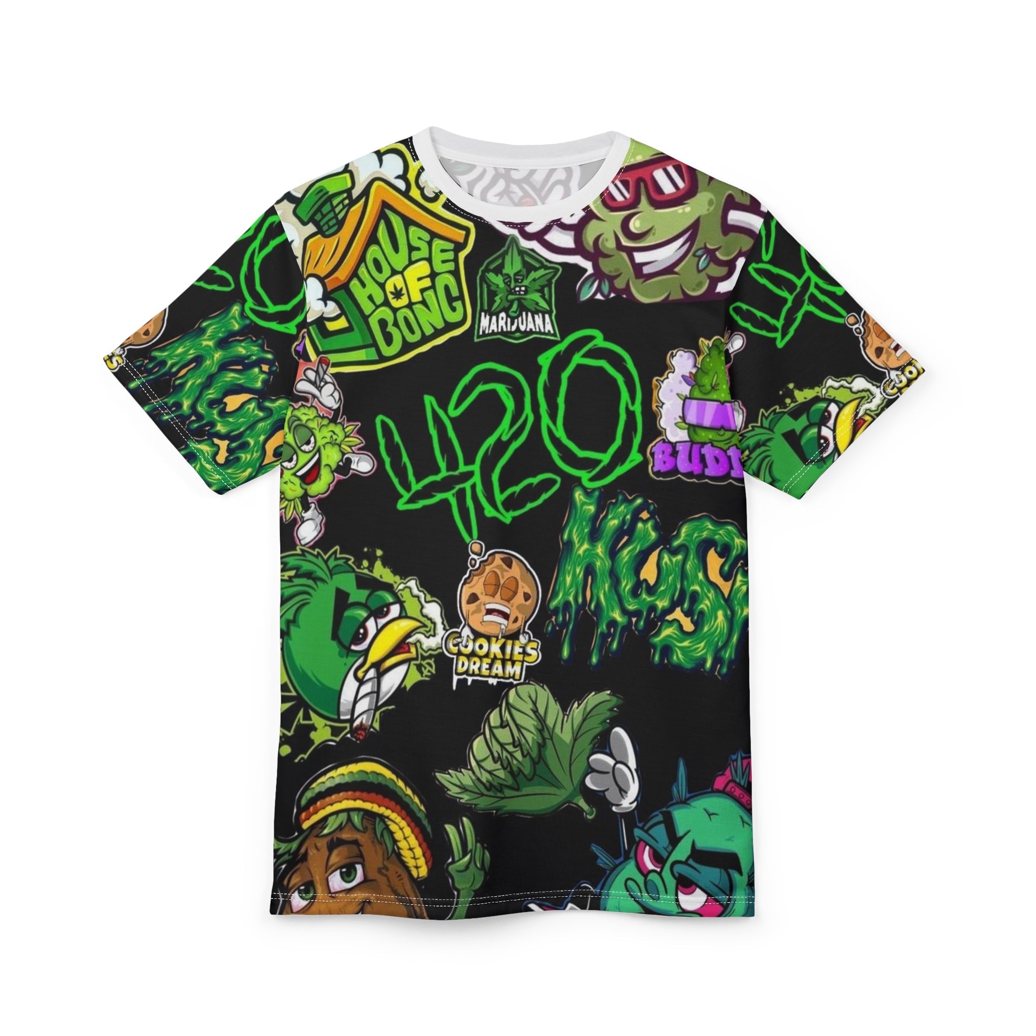 Streetwear Unisex Cut & Sew Tee - 420 Vibe Graphics