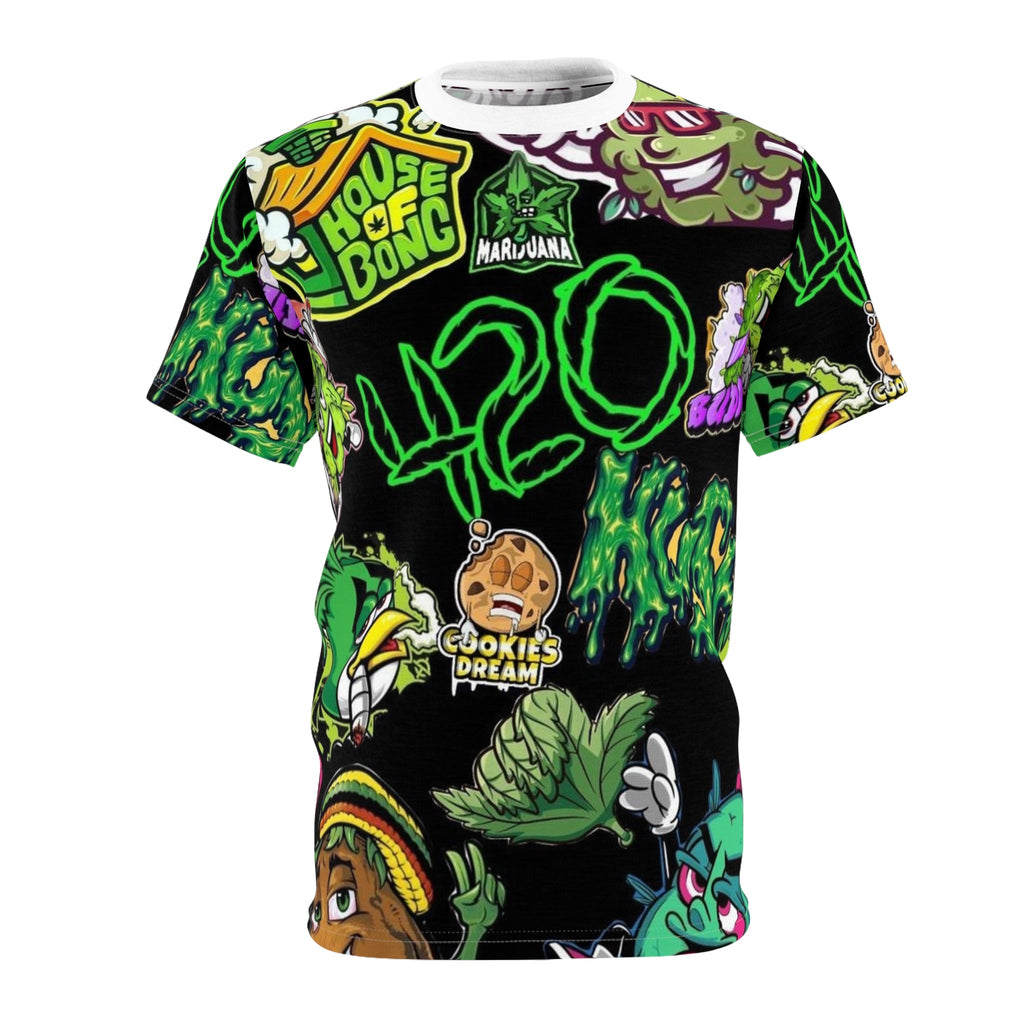 Streetwear Unisex Cut & Sew Tee - 420 Vibe Graphics