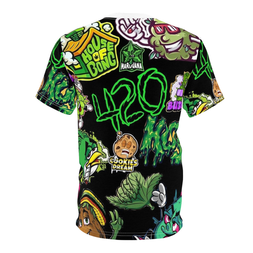 Streetwear Unisex Cut & Sew Tee - 420 Vibe Graphics
