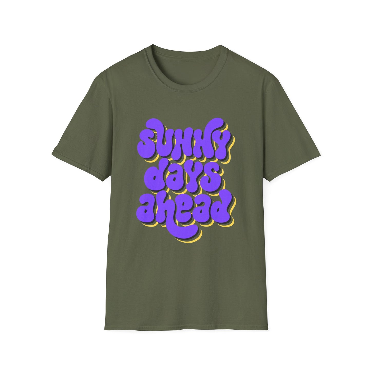 Sunny Days Ahead Unisex Softstyle T-Shirt - Positive Vibes Tee