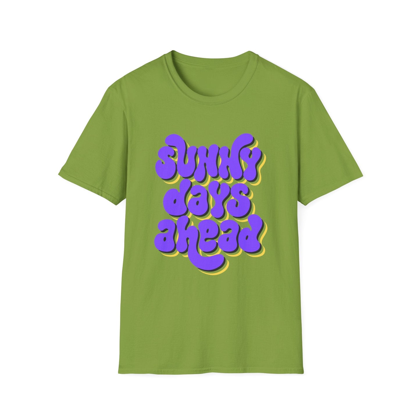Sunny Days Ahead Unisex Softstyle T-Shirt - Positive Vibes Tee
