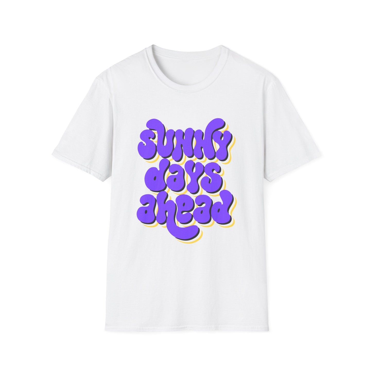 Sunny Days Ahead Unisex Softstyle T-Shirt - Positive Vibes Tee