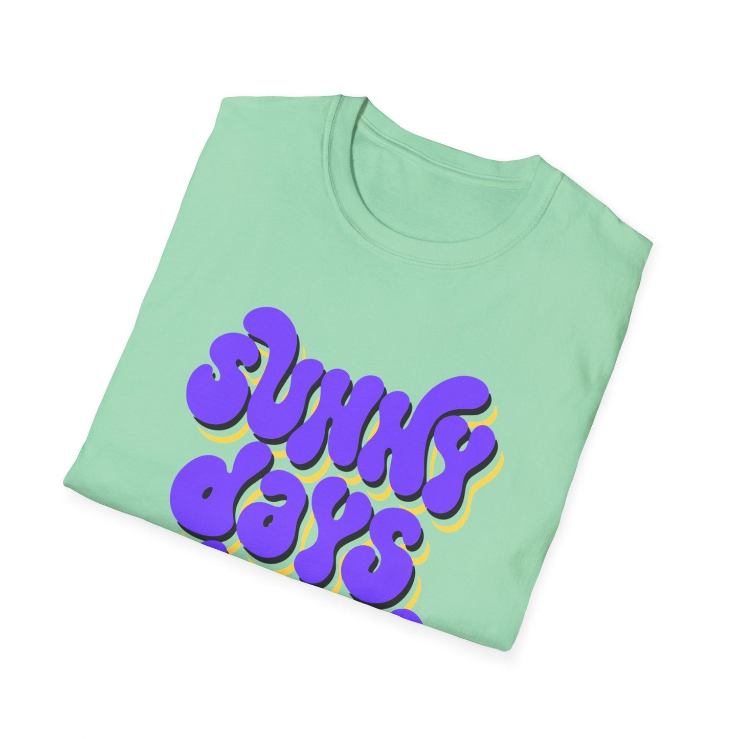 Sunny Days Ahead Unisex Softstyle T-Shirt - Positive Vibes Tee
