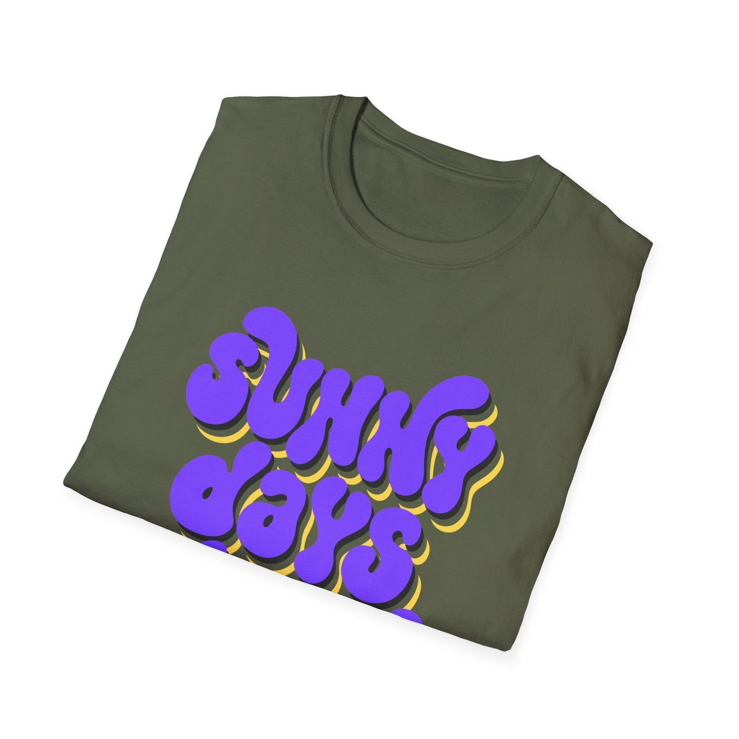 Sunny Days Ahead Unisex Softstyle T-Shirt - Positive Vibes Tee